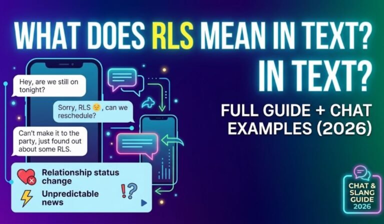 RLS Mean in Text