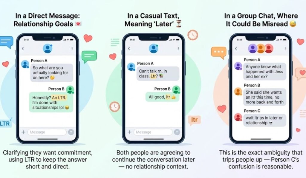 Real Chat Examples of LTR