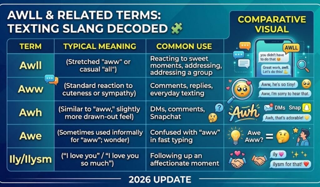 Related Terms You Might See Alongside Awll