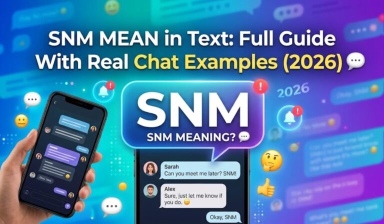 SNM Mean in Text