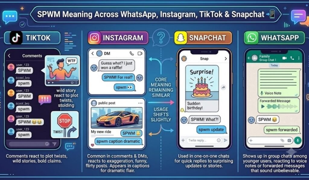 SPWM Meaning Across WhatsApp, Instagram, TikTok & Snapchat