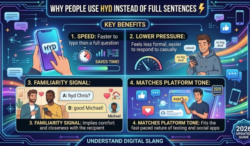Why People Use HYD Instead of Full Sentences