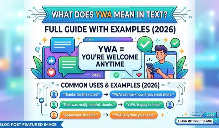 YWA Mean in Text