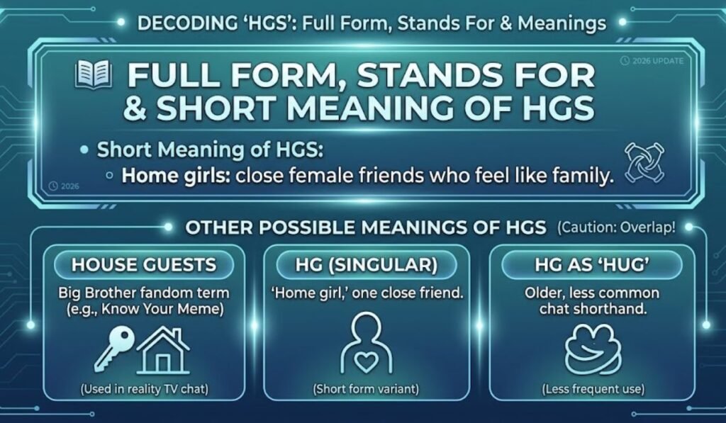 Full Form, Stands For & Short Meaning of HGS