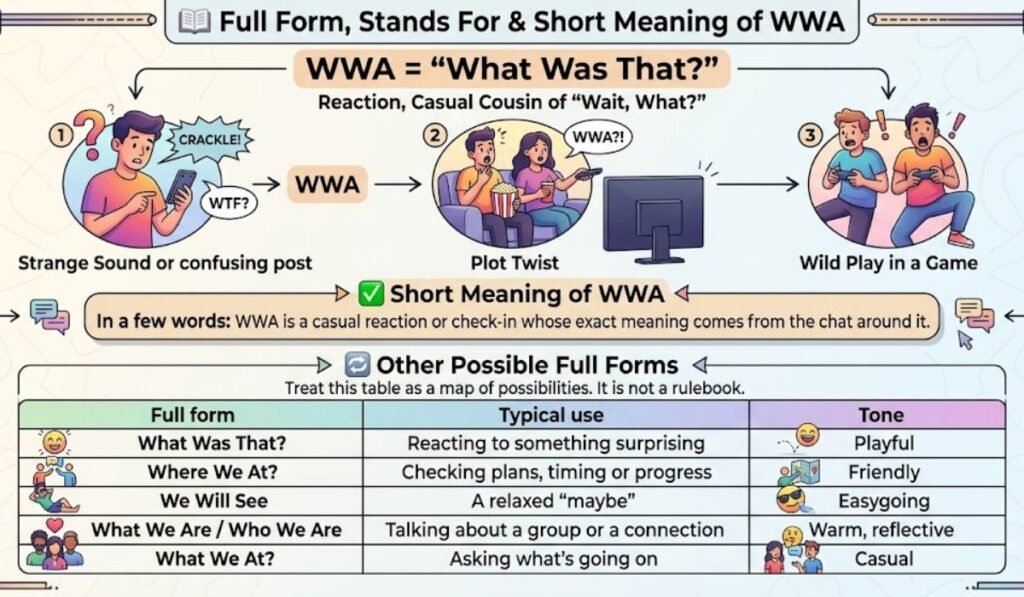 Full Form, Stands For & Short Meaning of WWA